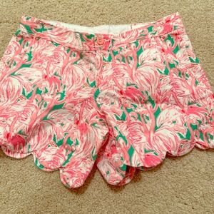 Lily Pulitzer scalloped shorts